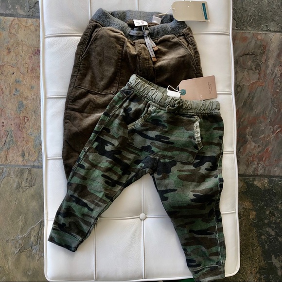 Zara Other - 👦🏻BNWT Zara corduroy pant and camouflage pant